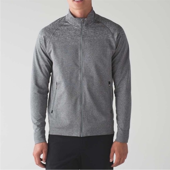 Lululemon Mens Pulse Jacket Heathered Gray XXL